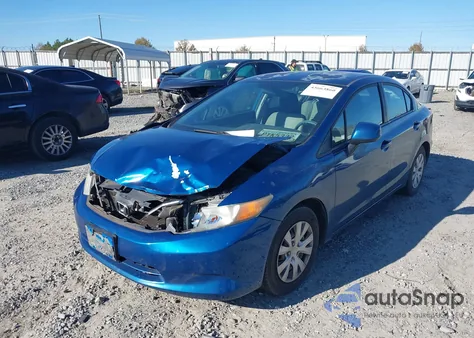 2012 Honda Civic Lx from USA, damaged, VIN 2HGFB2F51CH581528